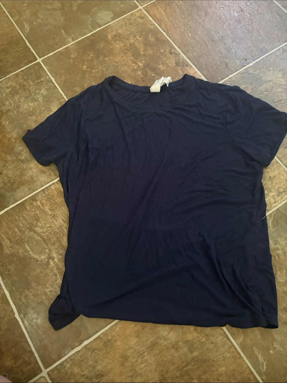 ALO Yoga Women Short-Sleeve Crew in Navy